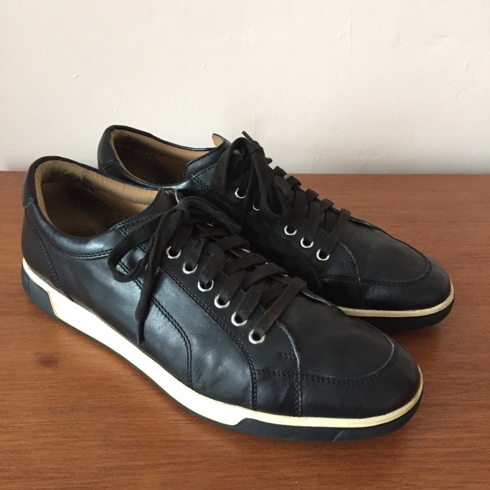 🚫SOLD🚫Cole Haan mens black leather sneakers